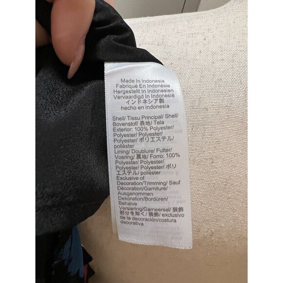 J. Crew Women's Fall Floral Dress Midi Long Sleeve Ruffles Bottom Lined Size 10 - Picture 12 of 13